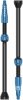 Zawory tubeless Lezyne Tubeless Valve CNC 80 mm — niebieskie, aluminiowe